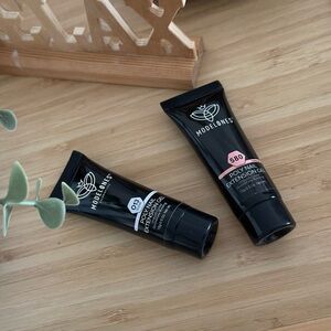 Modelones Polygel Nail Extension Pink & Clear Mini 2 Pack Travel Gel Manicure